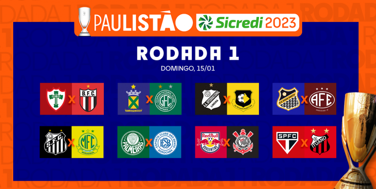 Federação Paulista divulga tabela do Paulistão de 2022; veja os jogos da  primeira rodada Gazeta Hoje