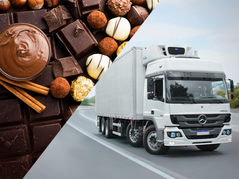 Transporte com controle térmico é essencial para chocolates