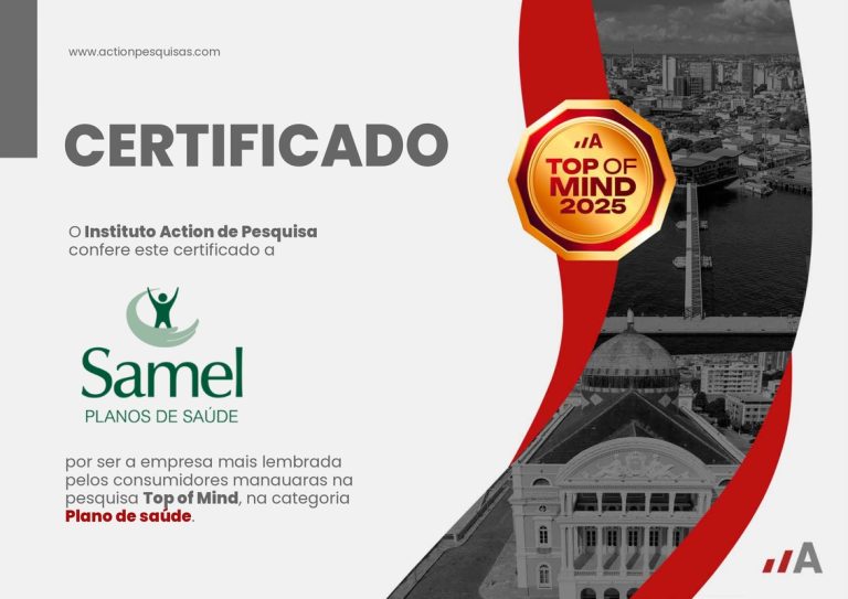 Grupo Samel é Top of Mind 2025 em duas categorias