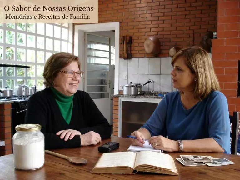 Projeto registra memórias familiares por meio de receitas e histórias
