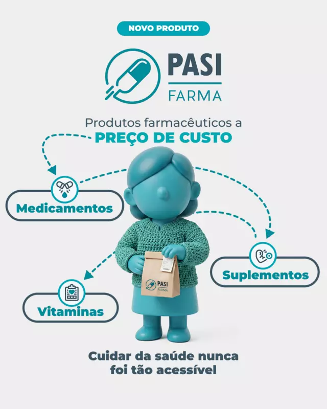 PASI Farma dá acesso a produtos de farmácia a preço de custo